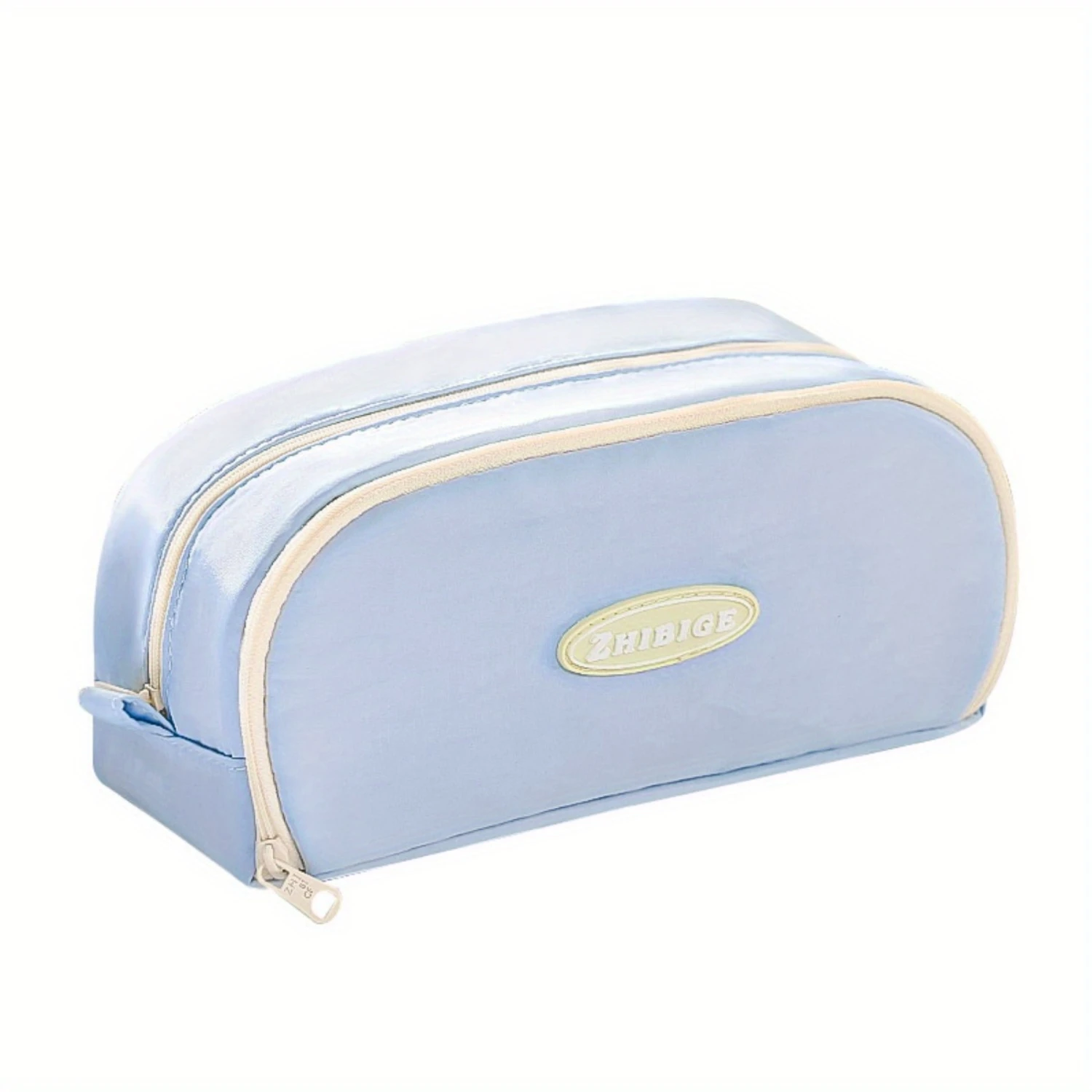 High-Capacity Fabric Pencil Case, Double-Layer Organizer Ideal for Extensive Collection