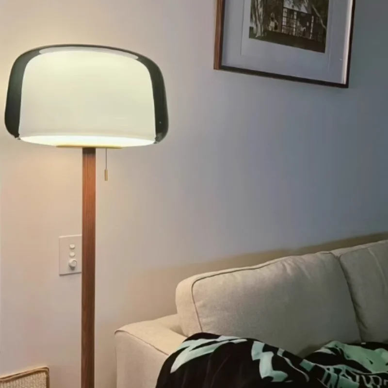 Moderne creatieve glazen vloerlamp eenvoudige bank zijkant decoratieve verlichting woonkamer slaapkamer bedlampje LED leesbureaulamp