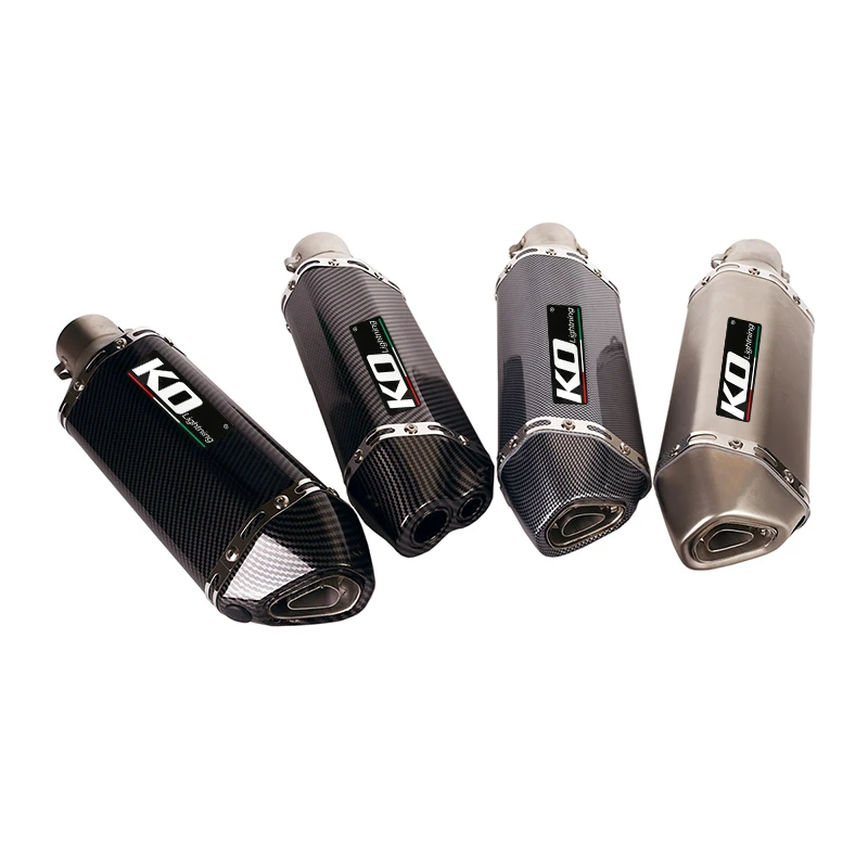 

Motorcycle Exhaust System Mid Connect Pipe 51mm Stainless Steel Muffler With DB Killer For Honda CB500F CBR500R 2013-2015