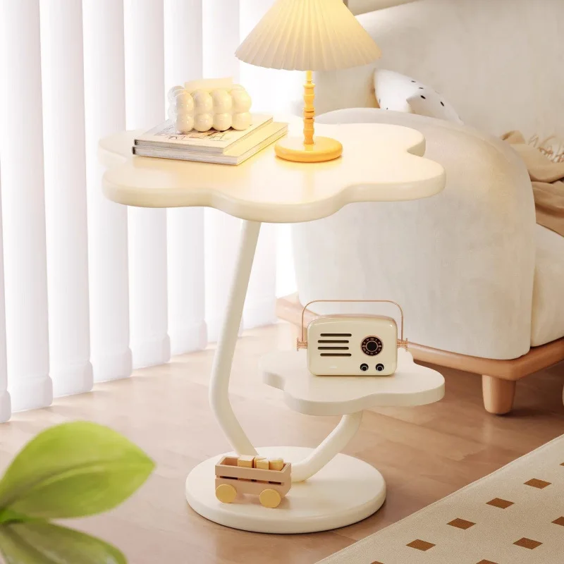 Coffee Table Home Decor Living Room Bedroom Nightstand Side Tea Table Modern Creative Double Storage