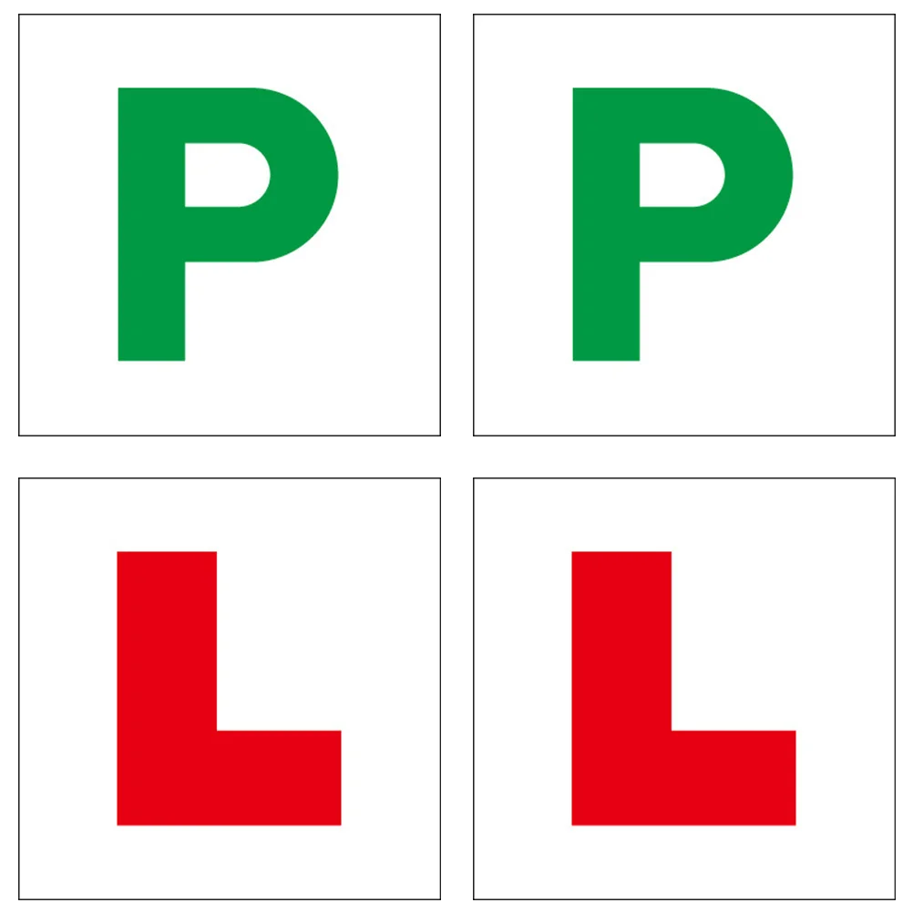 4 قطع من علامات مغناطيس السيارة المقاومة للماء، سهلة التطبيق، غطاء أجزاء عيبة لأي حالة الطقس، مغناطيس السيارة