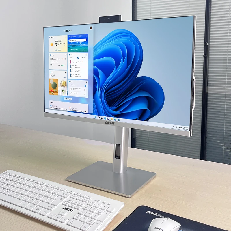 23.8~27 Inch Full Screen 6~13 Gen I5 I7 All in One Desktop Computer Gaming PC Wi-Fi 5.0 16GB Memory 512GB SSD