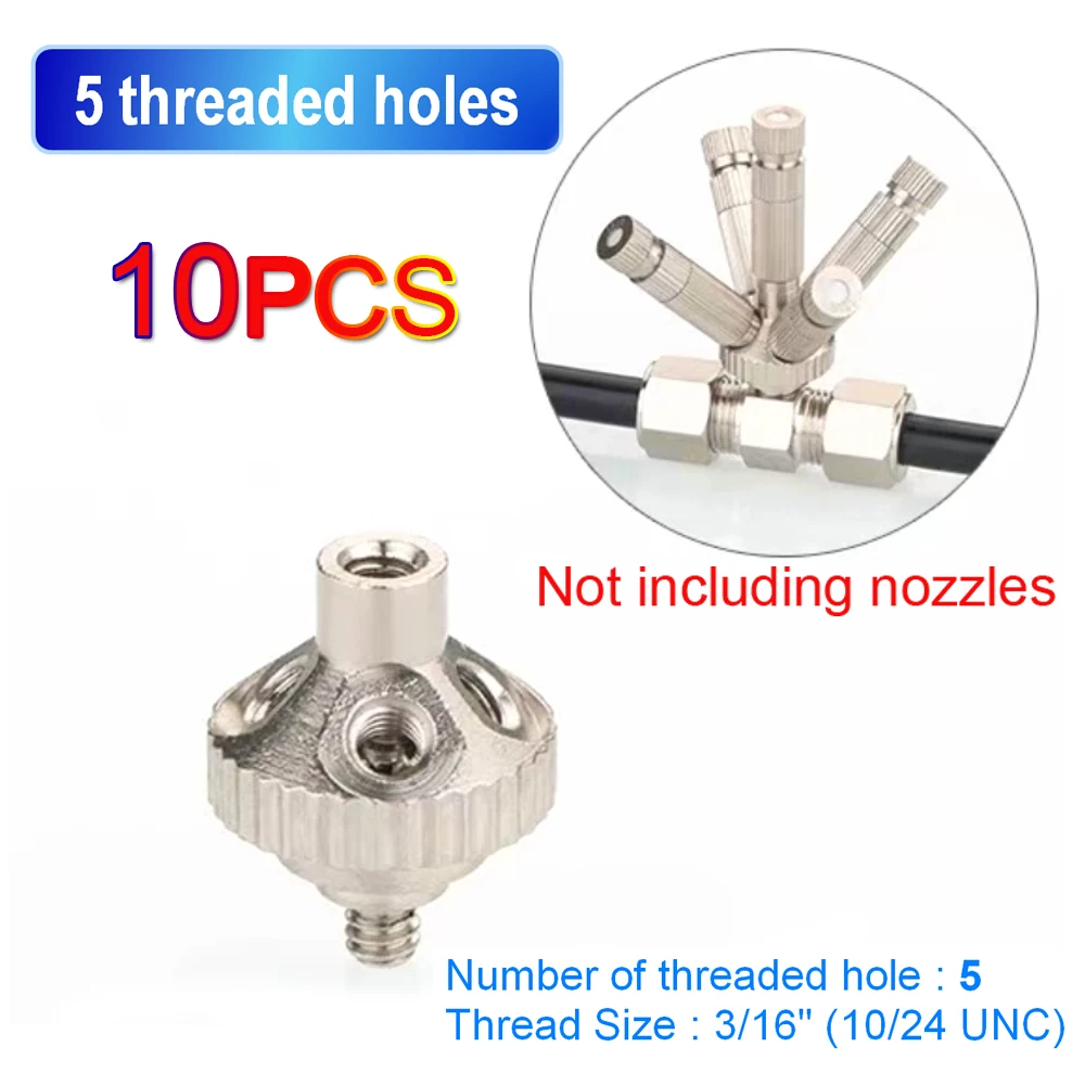 10 قطعة 3/16 "الدفع السريع في موصل OD 9.52 مللي متر اقتران الأنابيب ارتفاع ضغط التغشية الري المشهد نظام التبريد تركيبات #3