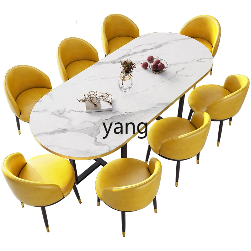 

LH Oval Reception and Negotiation Table and Chair Set Simple Modern Training Table
