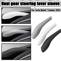 Gear Shift Cover for Tesla Refresh Steering Wheel Cover Premium Silicone Sleeve with Gear Lever Non-Slip Interior Accessori K6Y1