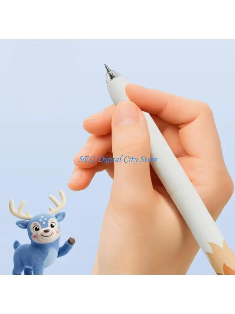 

U75B Выдвижная офисная ручка 0,5 мм, темные чернила, быстросохнущие рабочие принадлежности для изучения технологий