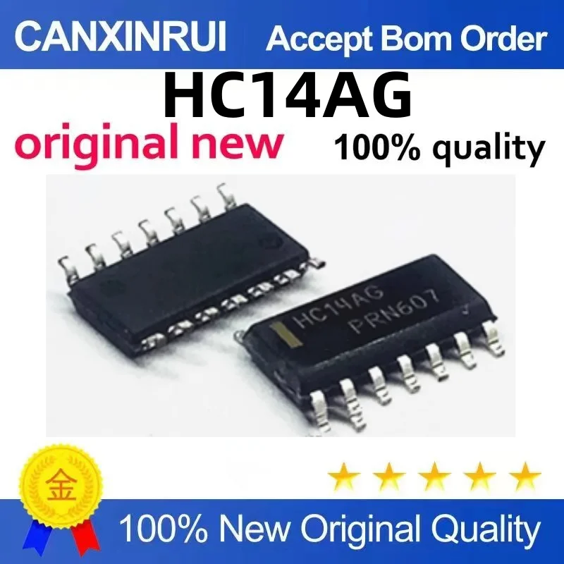 （100 pieces）MC74HC14 ADR2G HC14AG 74HC14 Chip SOP-14 Gate Inverter Logic Chip