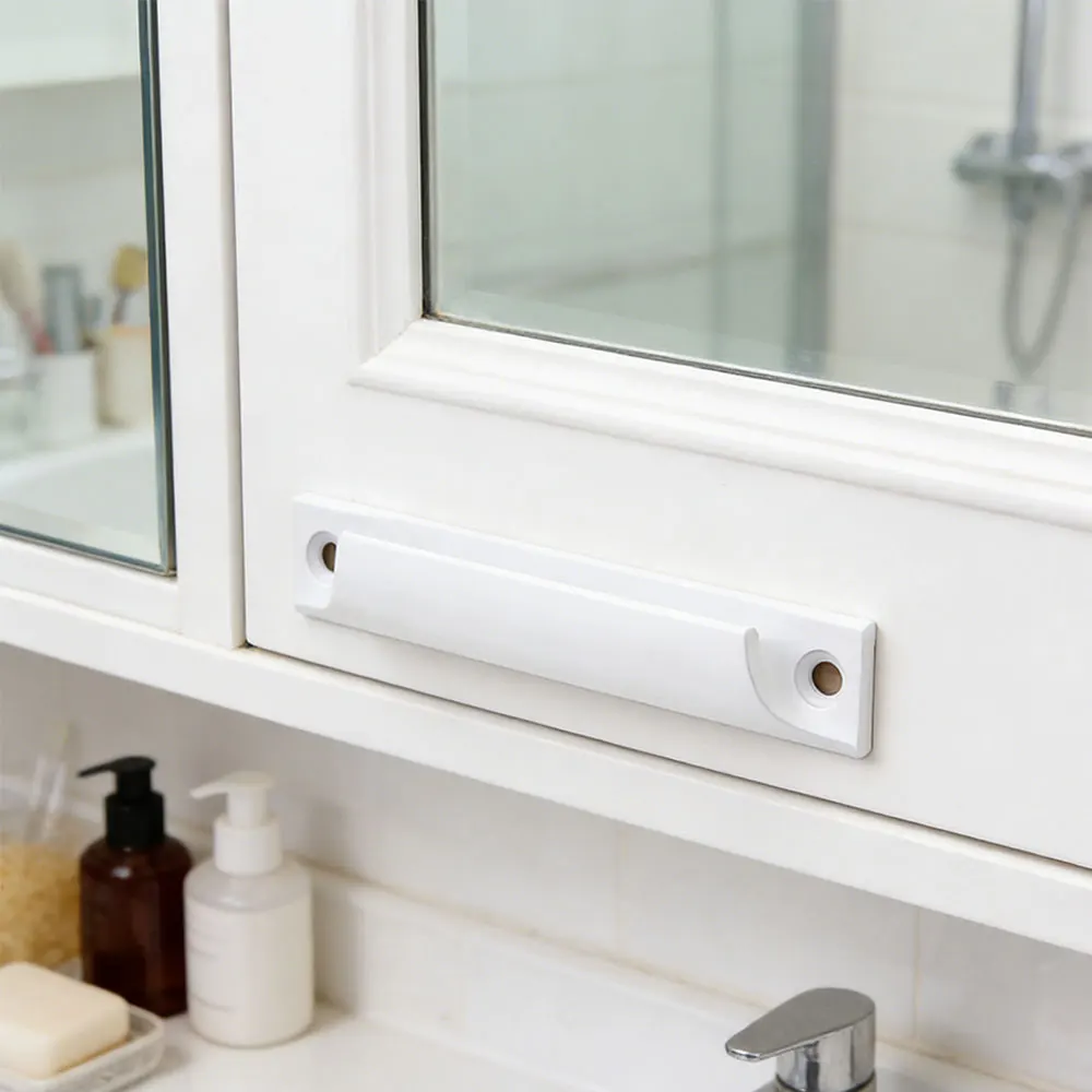 

Aluminum Alloy Door Handle Push-pull Balcony Gate Window Pulls Knob Furniture Hardware Drawer Handles