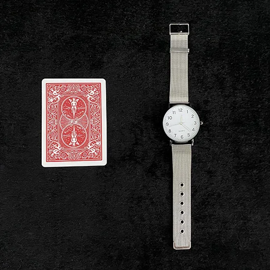 Card To Watch Playing Card Change To Watch Close Up Magic Magia Magie Street Illusion Gimmick A Visual Changing Magic