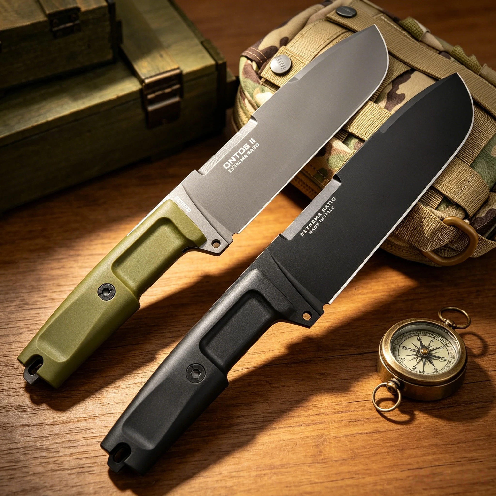 Ontos - High-Strength Jungle O - đánh giá và giá Bushcraft Knife Fixed