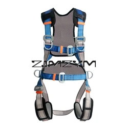 High Altitude Operation Anti-fall Full Body Safety With 5-point Safety Belt Double-back Suspension Outdoor Safety Belt