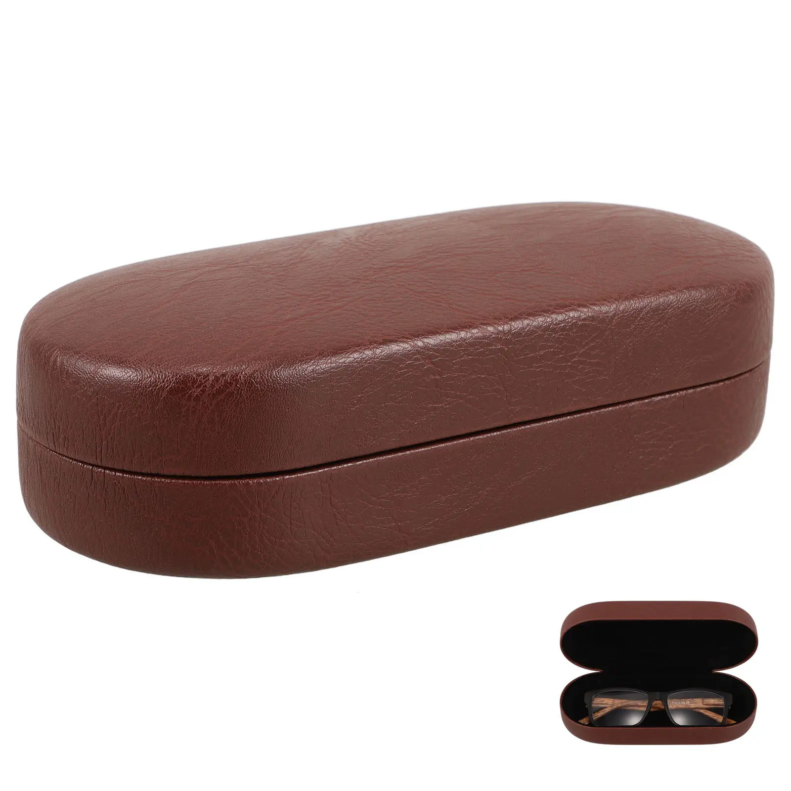 

Стильный большой жесткий футляр для очков, защитный органайзер для солнцезащитных очков, удобный для путешествий, аксессуар для улицы, для очков большого размера