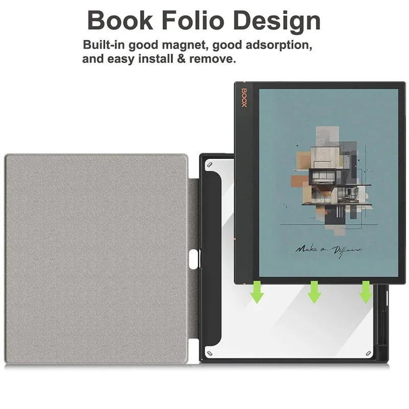 Foldable Magnetic E-Book Reader Cover With Pencil Slot Holder For BOOX Onyx Note Air4C Protective Case Protector Accessories - view 4