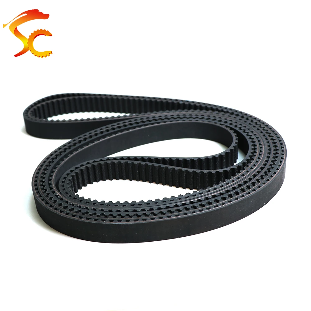 HTD 5M عالية الجودة المطاط مؤقت اشتعال محيط 1815 1830 1840 1850 1870 مللي متر العرض 9/10/12/15/20/25/30/40 مللي متر #4