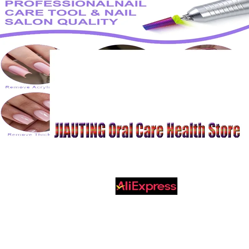 1*5-w-1 Fioletowe Profesjonalne Frezy Karbidowe do Paznokci do Usuwania Żelu Akrylu Narzędzia do Manicure Akcesoria