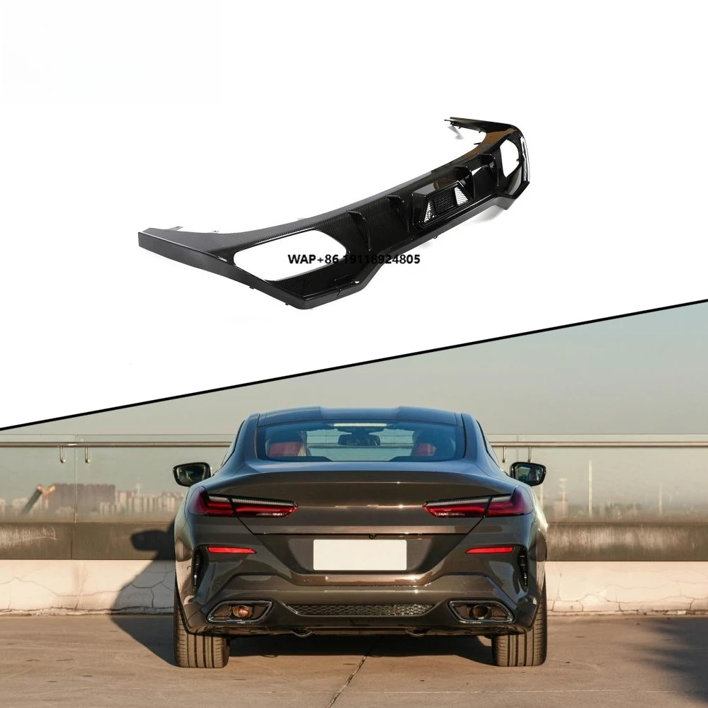 

Carbon Fiber G14 G15 Rear Diffuser for B-MW 8 Series M850i X-Drive M-Sport 2D 2018-2022