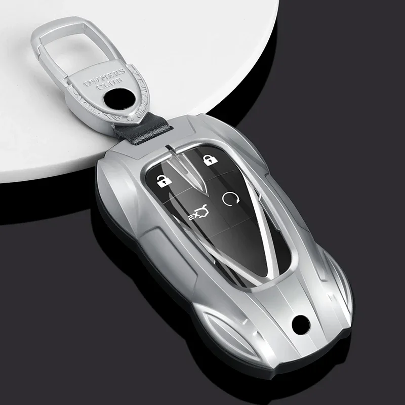 

Metal Car Remote Key Cover Case Holder Housing Shell Fob For Changan Eado Plus CS75PLUS UNI-K UNI-T CS35PLUS CS55PLUS UNIV UNIZ