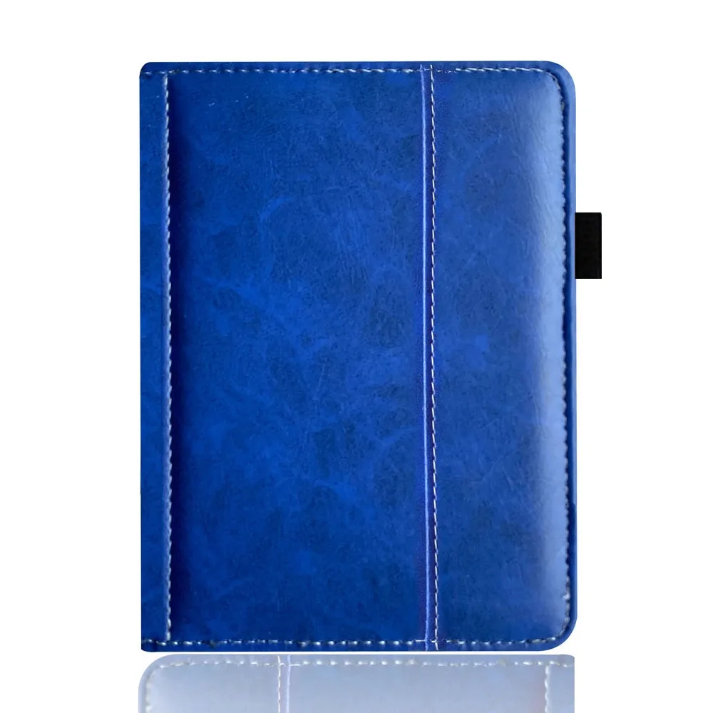 غطاء قارئ إلكتروني من جلد البولي يوريثان مقاس 6.8 بوصة مقاوم للصدمات وغطاء حماية كامل مضاد للخدش للنوم/الاستيقاظ التلقائي لـ Kobo Aura H2O HD