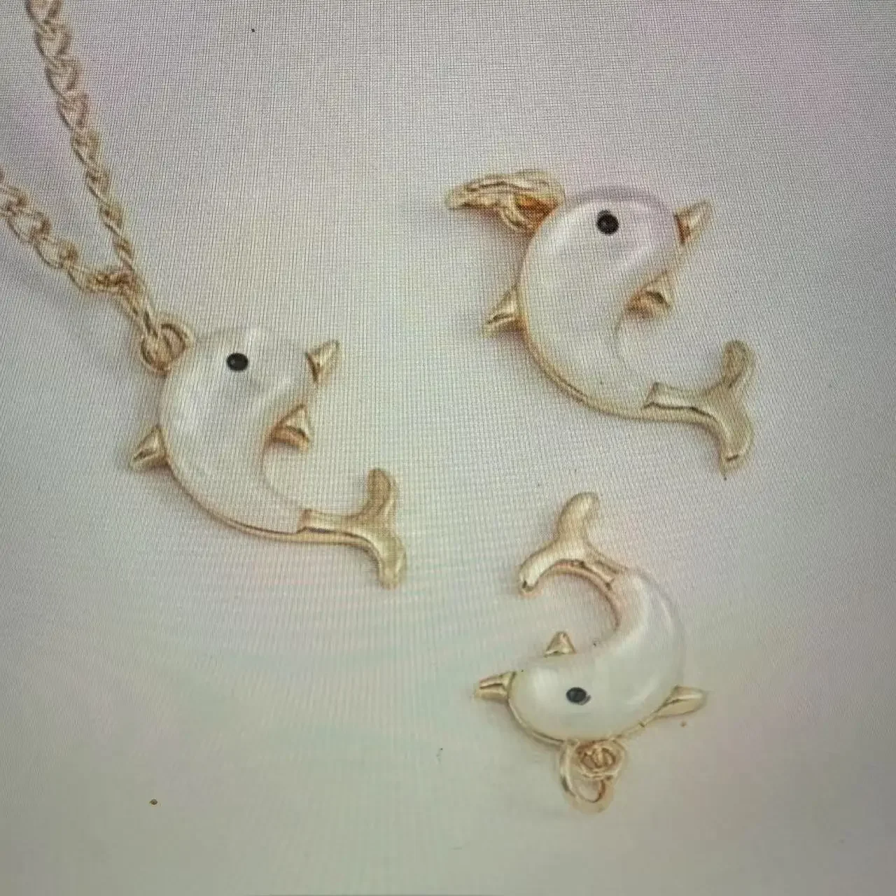 11x18mm 14K Gold Color Plating Sticky Natural Mother Shell Little Dolphin Handmade Jewelry DIY Bracelet Necklace Charm Pendant