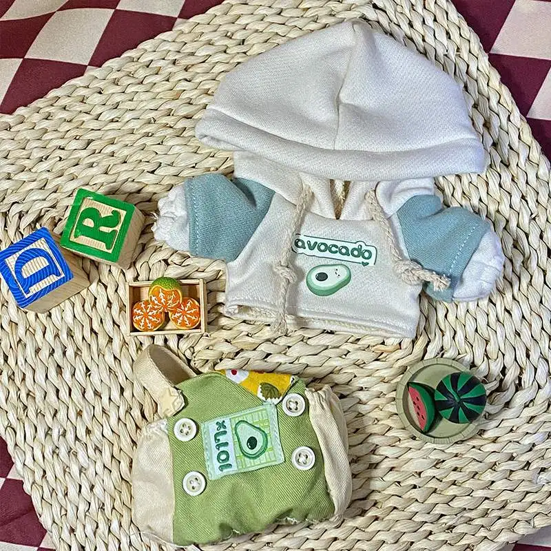 

Кукольная одежда для 20 см Idol, хлопковая кукла, аксессуары, толстовка с пингвином, комбинезон, комплект для кукол Super Star, игрушки, подарки