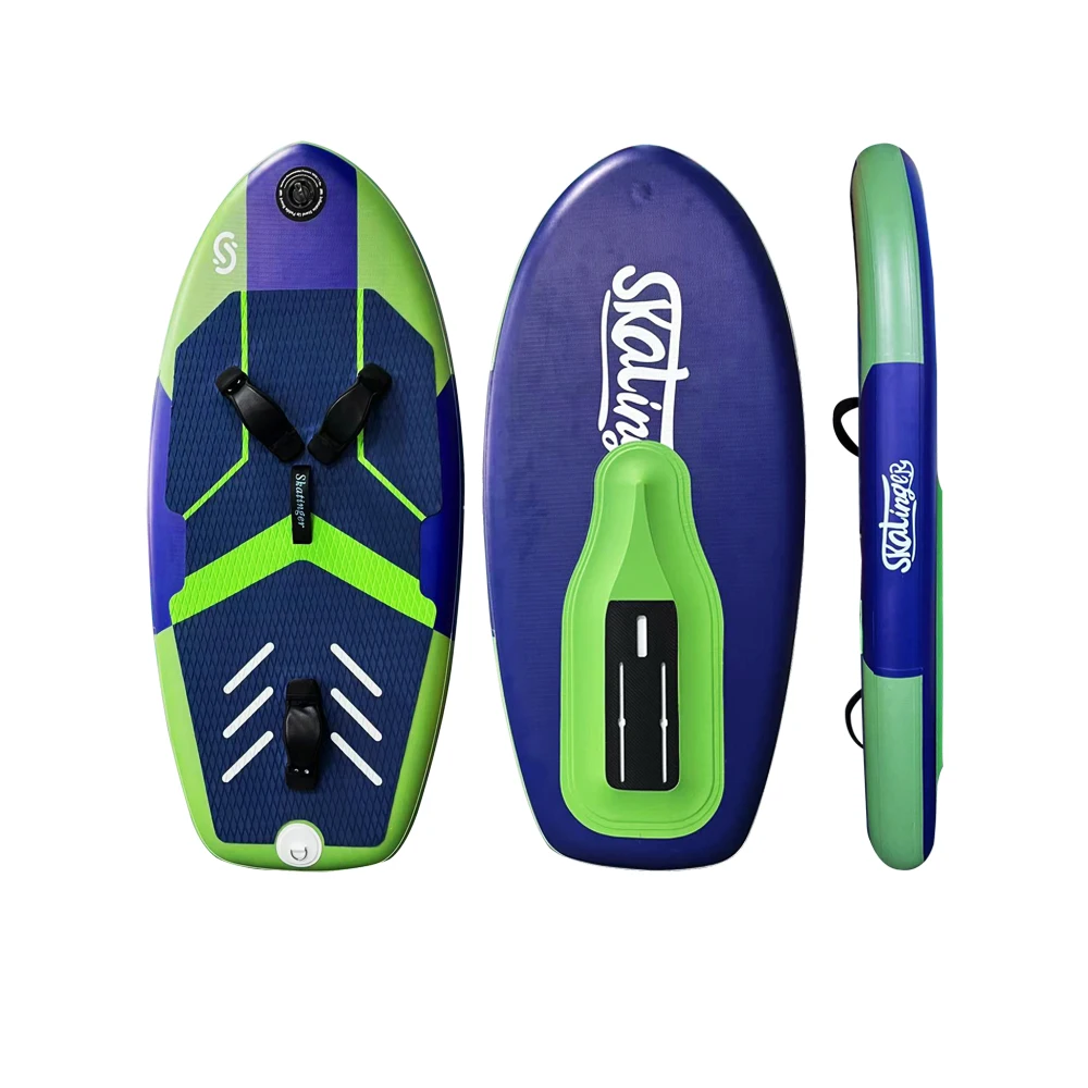 

OEM wholesale new design WOVEN double layer PVC inflatable hydrofoil surfboard inflatable wing foil sup board kite surfing