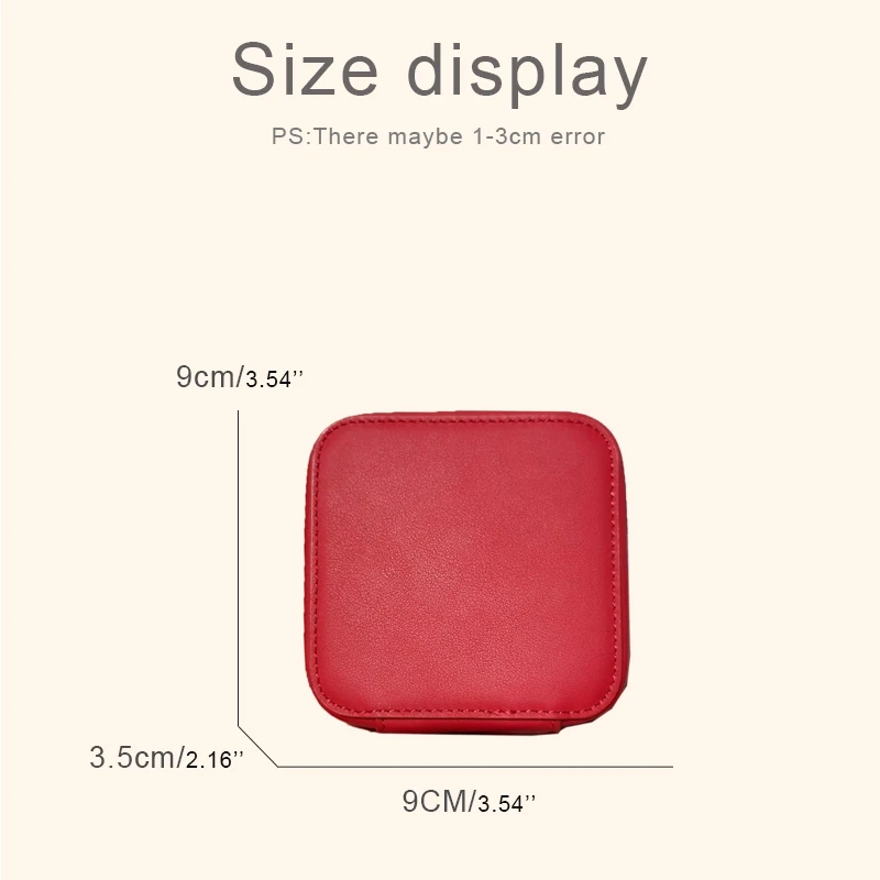 Customize Initials Leather Jewelry Box Makeup Bags For Women Luxury Designer Clutch 2027 New In Natural Cowhide Travel Organizer