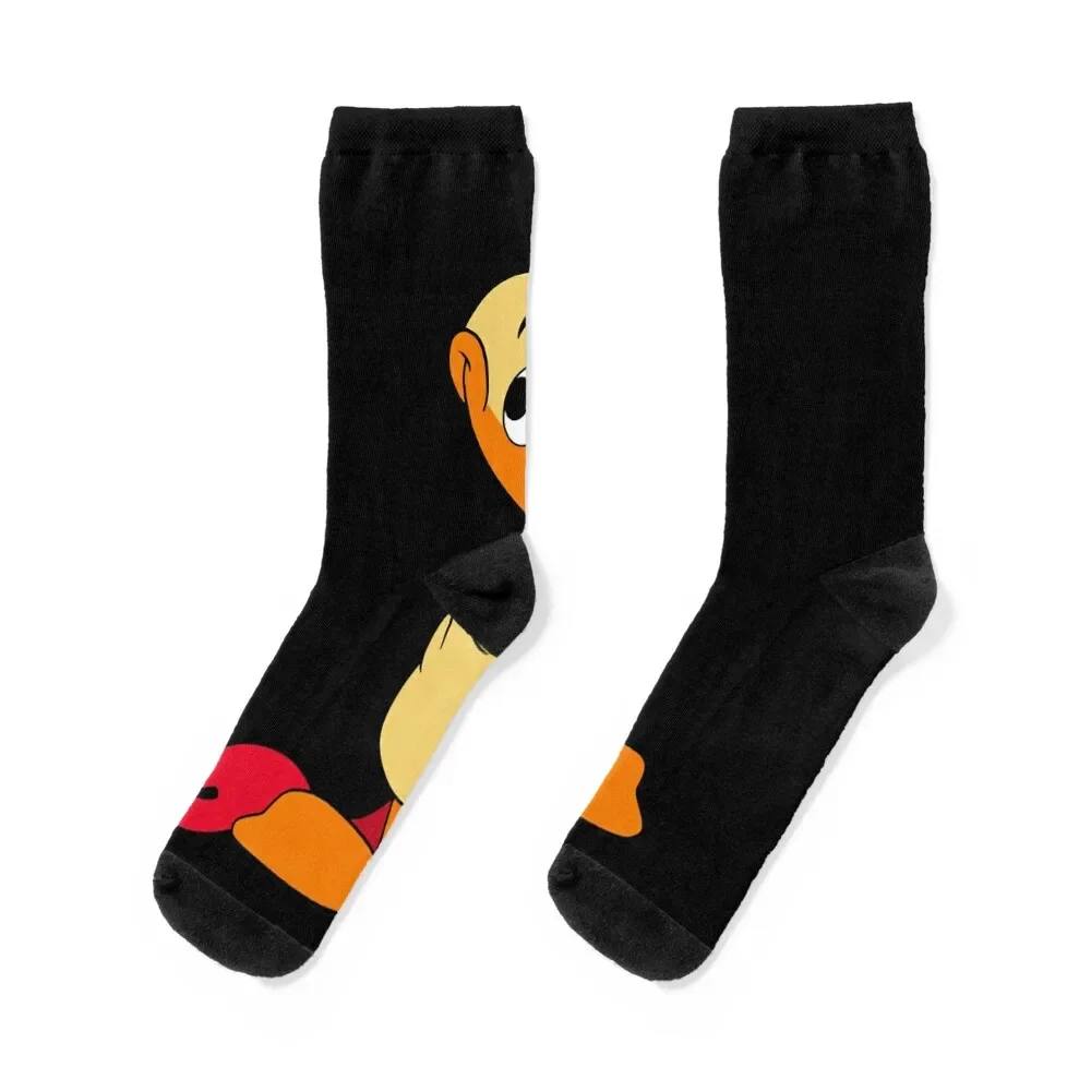 

Alfred J. Quack Socks anti slip football new year Designer Man Socks Women's