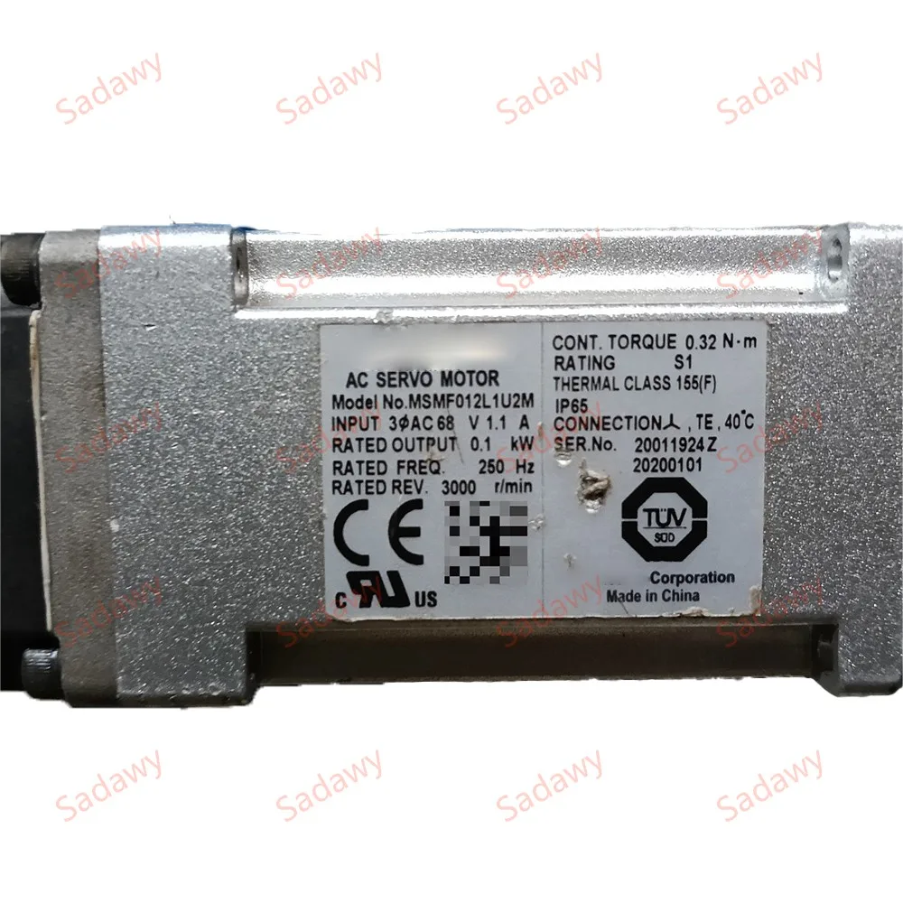 パナソニックオリジナル MSMF012L1U2M MSMF012L1V2M サーボモーター 保証付き