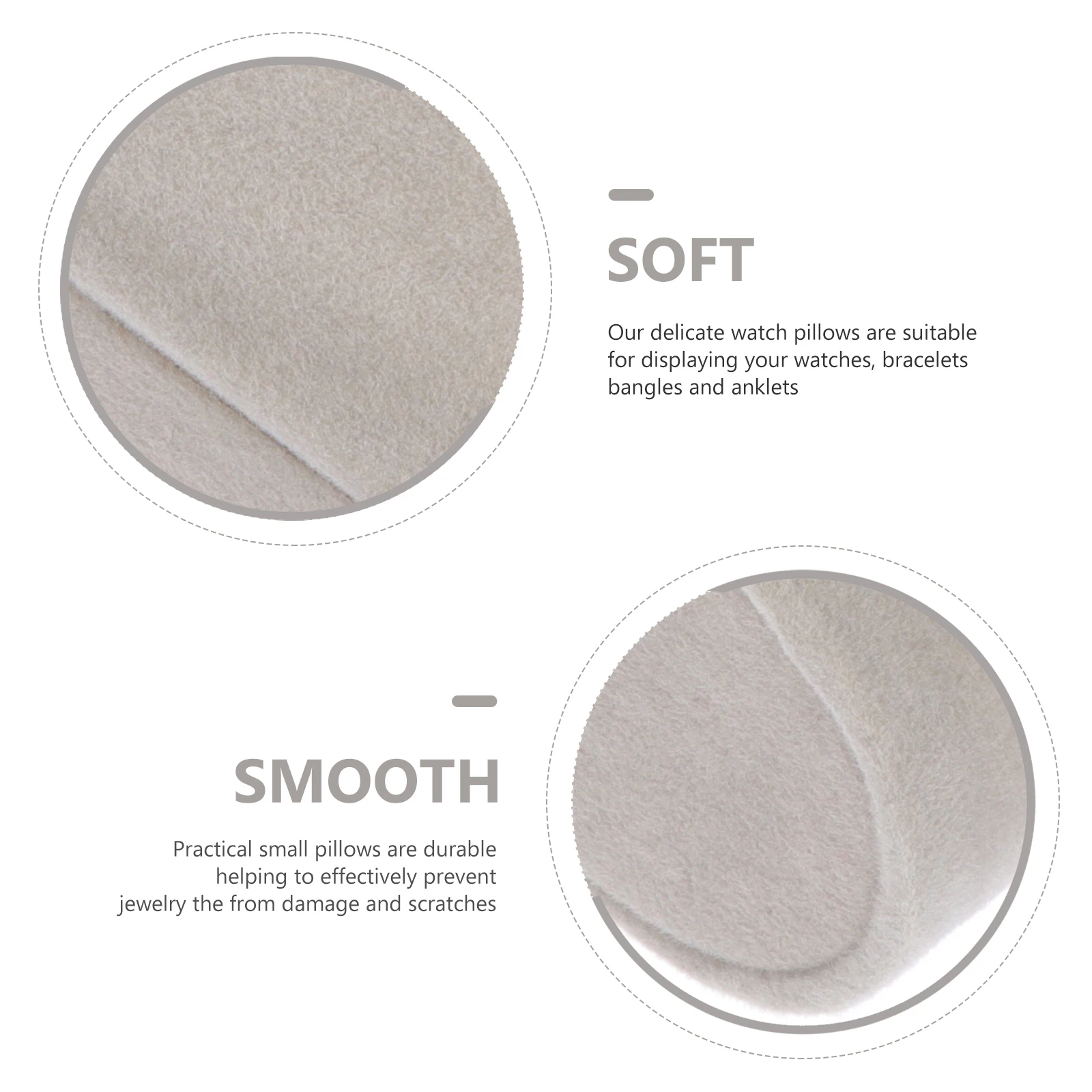 

10pcs Watch Pillow Holder Jewelry Display Cushion Bracelet Bangle Chain Storage Box Soft Anti Scratch Pillows