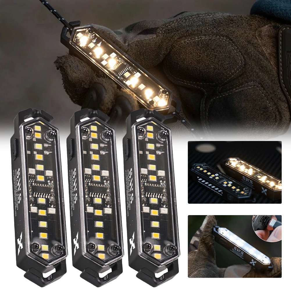 

Tactical Wind Rope Buckle Light Wind Rope Warning Light Tent Atmosphere Decoration Light Tent String Lamp Tent light for Outdoor