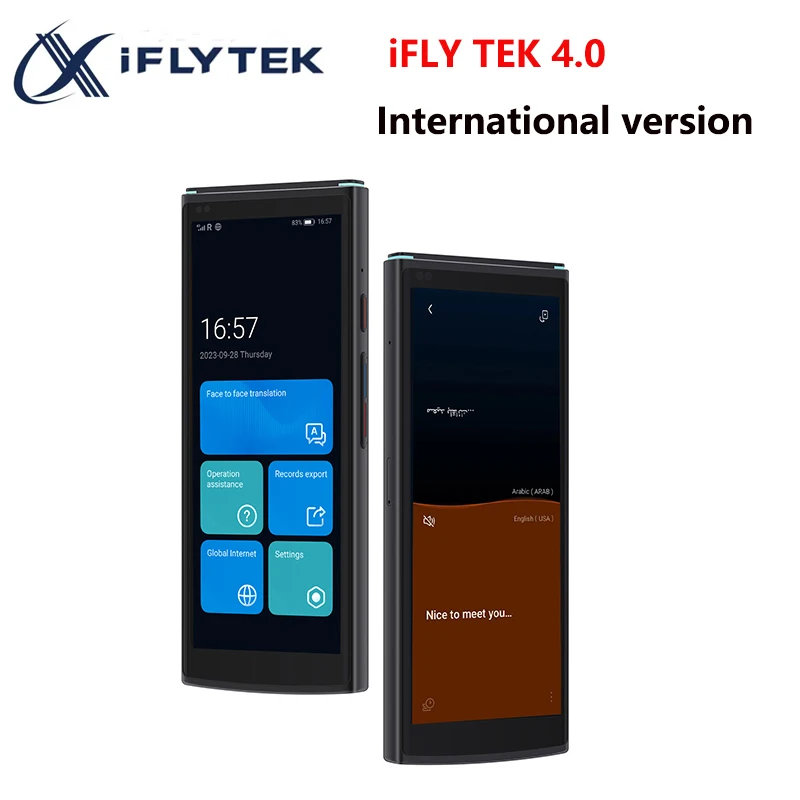 iFLYTEK 4.0 Easytrans Languages Instant Translator 2000mAh Built-in Xiaoyi AI Traductor Translating Machine support 200 Language