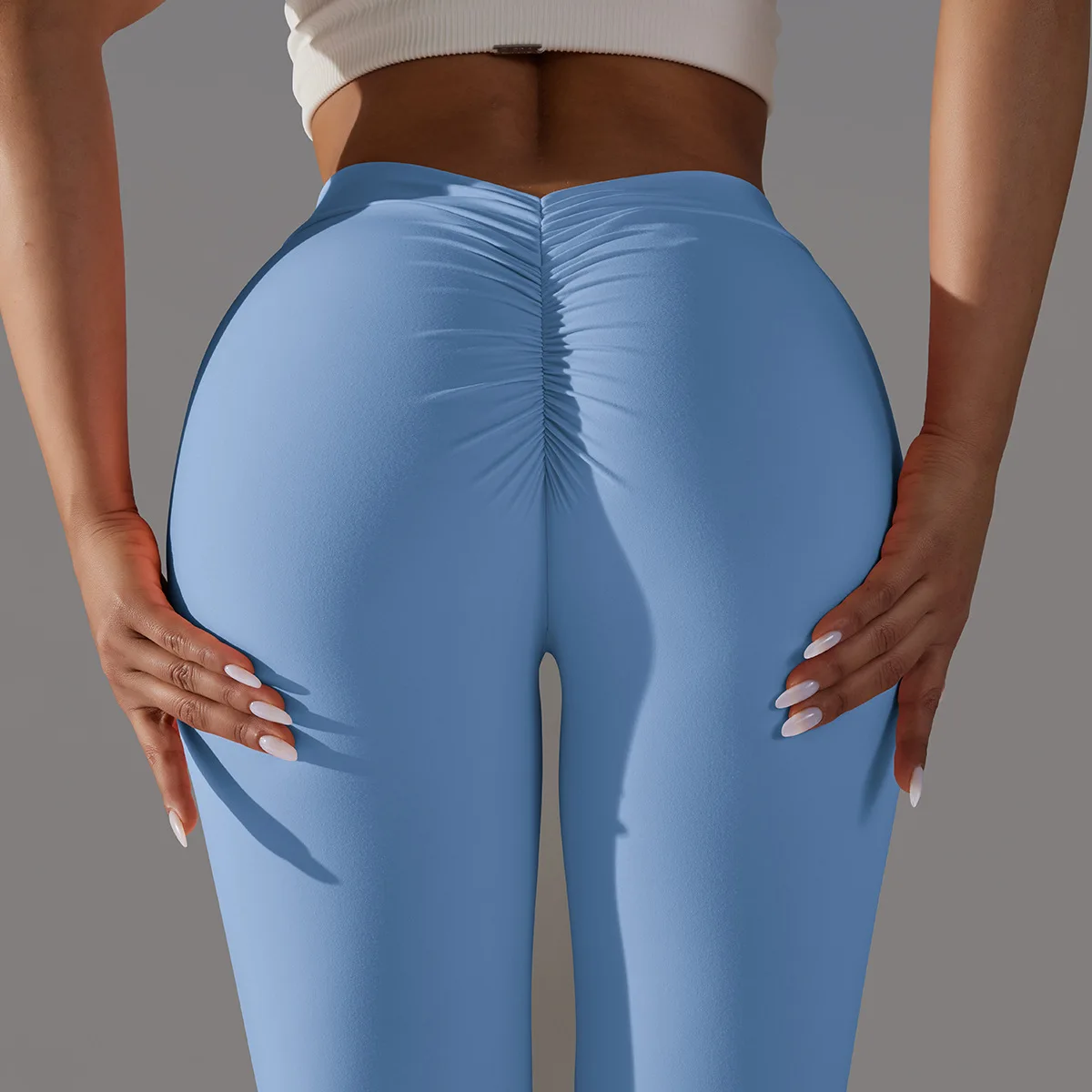 Yoga Leggings Back V Butt Sexy Leggings Women Fitness Workout Gym Running Scrunch Leggings High Waist Active Wear Tight Pants