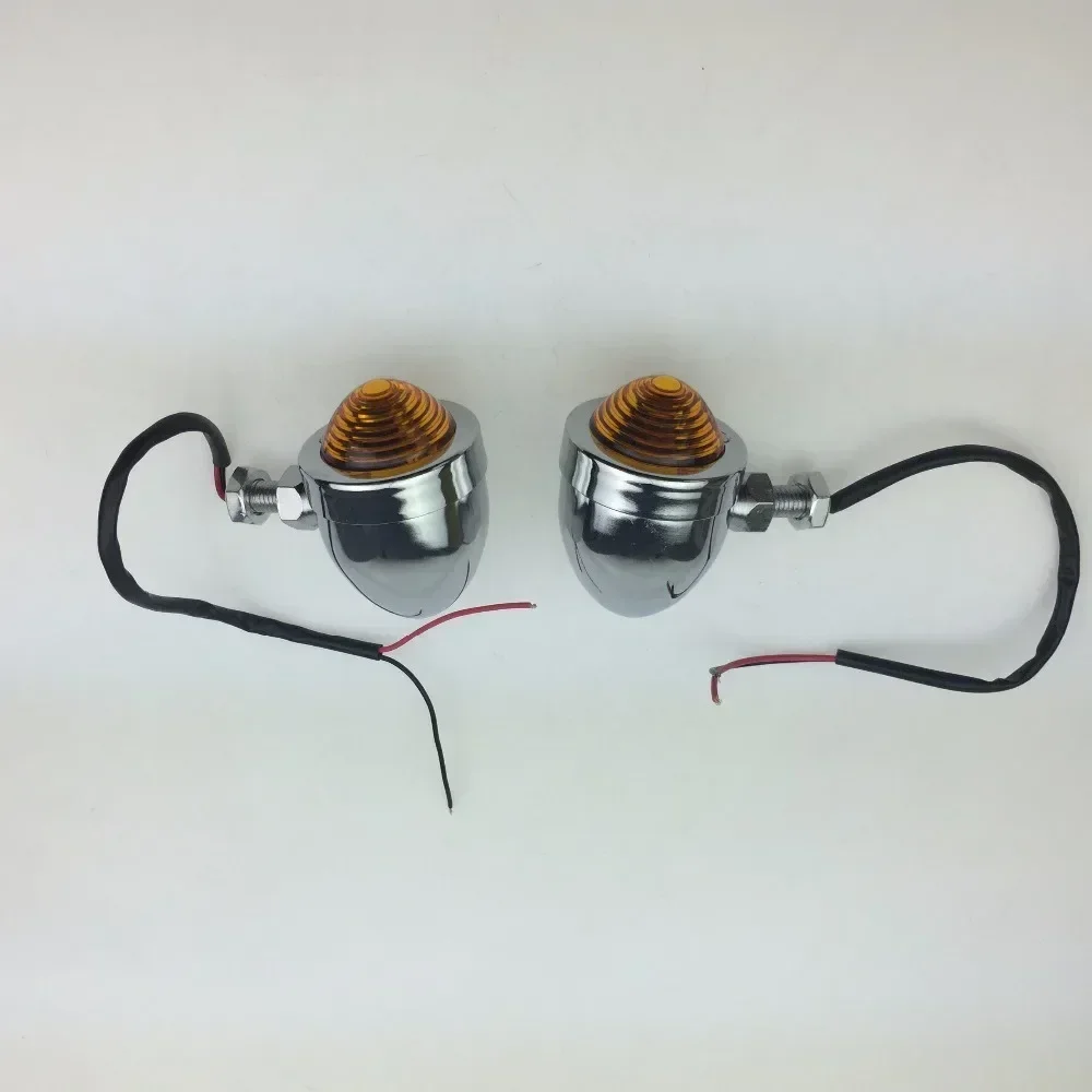 2PCS FOR Motorcycle Retro Signal Light Fitting Motorcycle Turn Signal