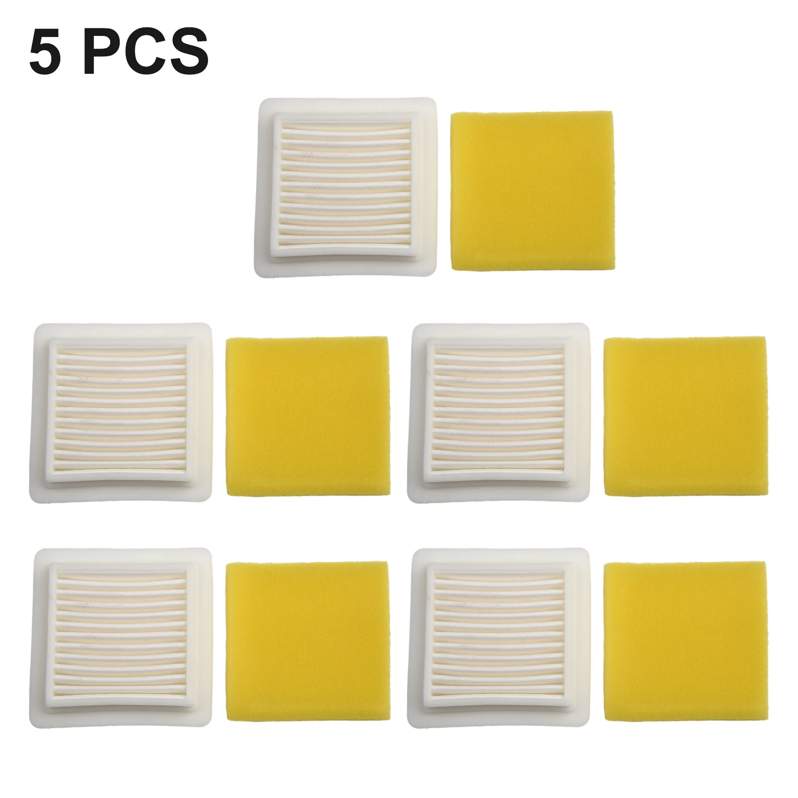 A226002030/40 Air Filter 5 Pack Blowers Hand Held For ECHO SRM-2620 SHC-2620 Lawn Mower Power Pruner Telescoping Shaft