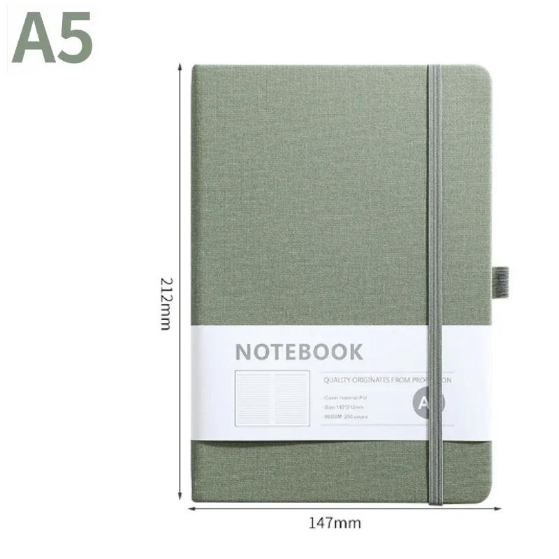 Imagem -06 - Notebook Minimalista a5 Strap a6 Business Schedule Book a7 Mini Estudante Bonito