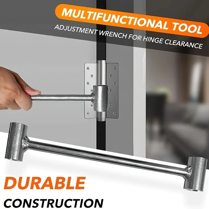1 large door hinge adjustment tool, adjustable 19-25mm flag shaped hinge, hinge gap adjustment wrench, suitable for repairing va