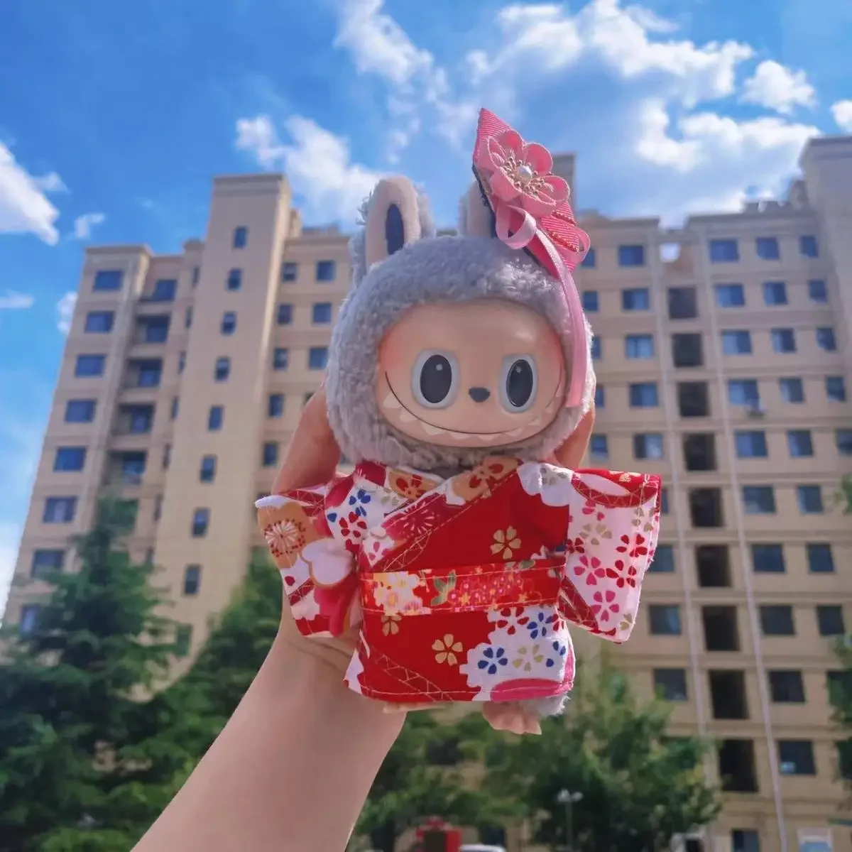 15 センチメートルラブブアイドル人形服美しい着物新年クリスマスアクセサリー韓国 Kpop Exo 服パーカーぬいぐるみ人形の服