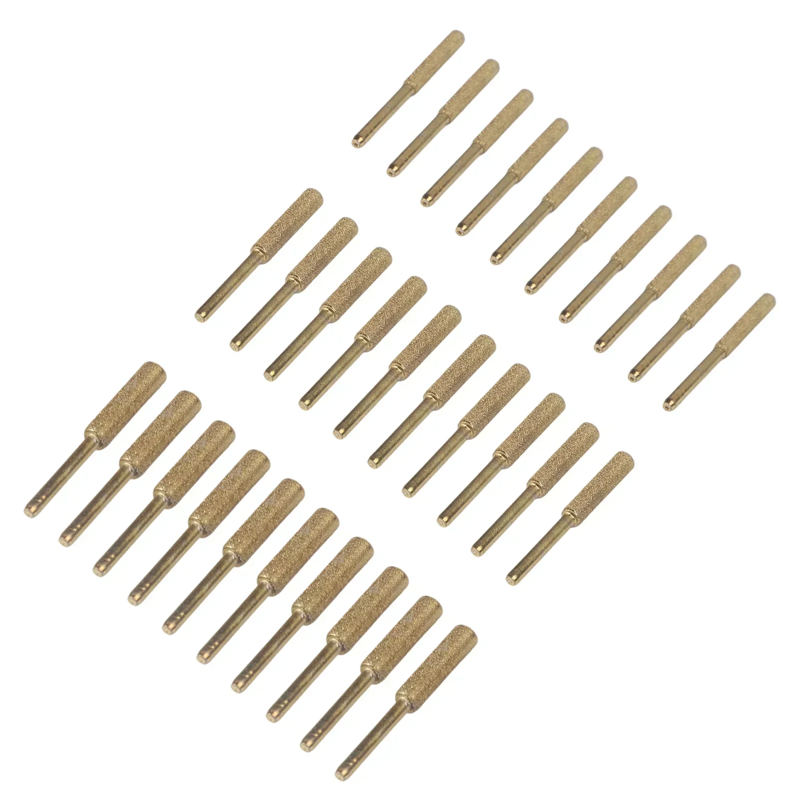 チェーンソーアクセサリー-エメリー製チェーンソー研磨剤-30個入り-研磨剤-コスト効率の高いメンテナンス-48mm-アウトドアツール