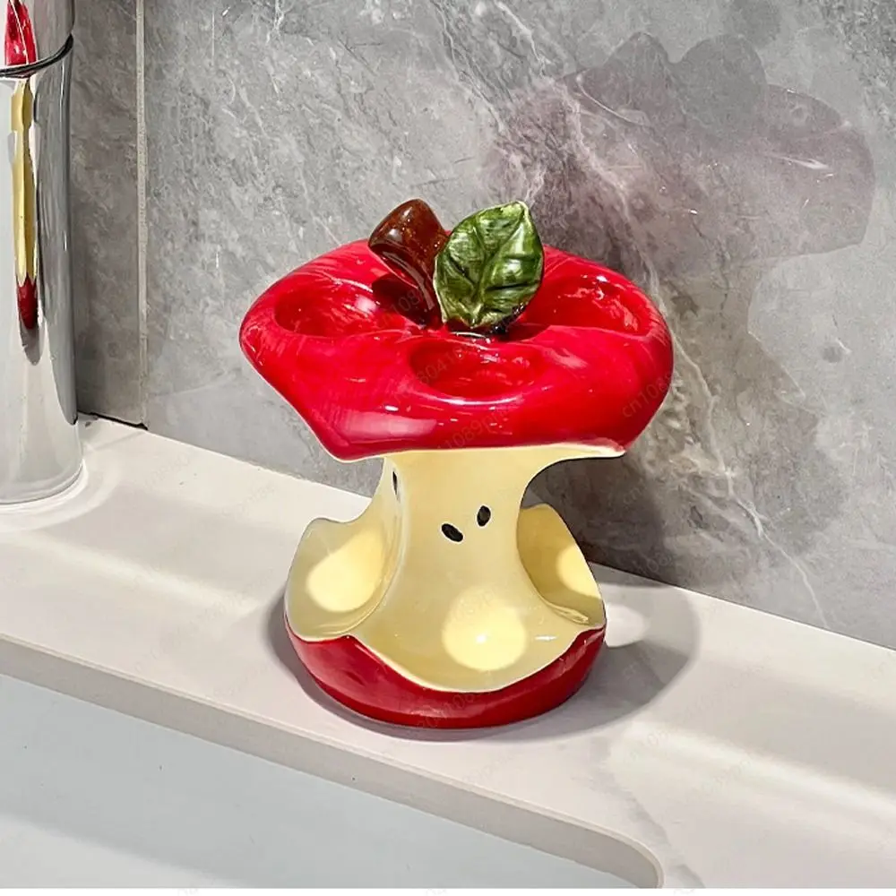 Apple Electric Toothbrush Holder Ceramic Base Storage Rack Toilet Washing Creative Stand