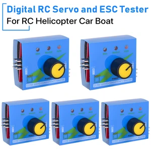 Servo Tester RC 3CH Digital Multi ESC Pengontrol Kecepatan Konsistensi Pemeriksa Penyesuaian Roda Kemudi CCPM untuk Mobil Helikopter RC 8 suku cadang helikopter penjualan terbaik - №