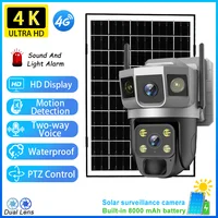 Cámara solar 4G WiFi con doble lente