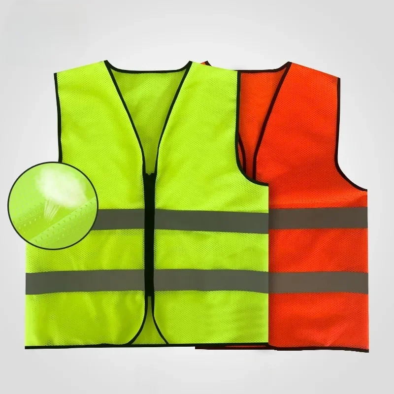 High Visibility Reflective Vest Working Clothes Motorcycle Cycling Sports Outdoor Reflective Safety Clothing Reflective