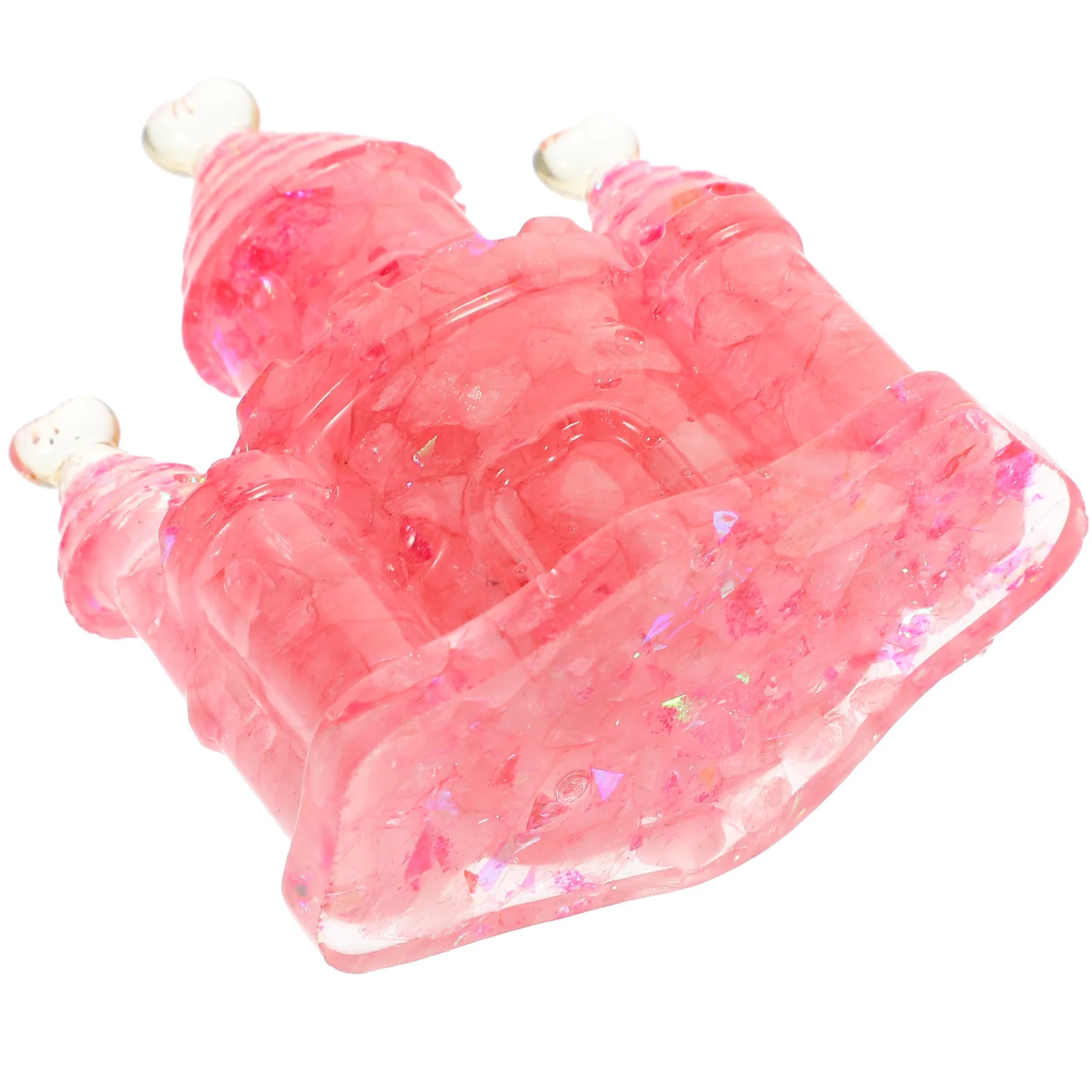 

Desktop Ornament Small Castle Decoration for Home Office Decorative Crystal Landscape Craft