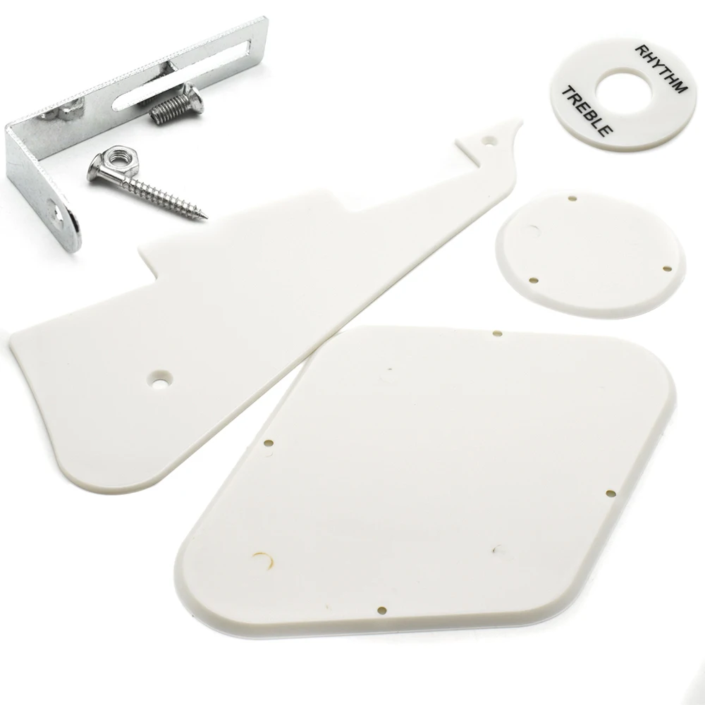 15set Electric Guitar Pickguard Plate Cavity Switch Cover with Bracket Electric Guitar Parts