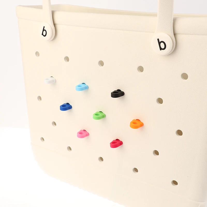 Hooks Accessories For Bogg Bags Mushroom Button Plastic Buckle Key Storage Hooks Tote Bag Holder Connector