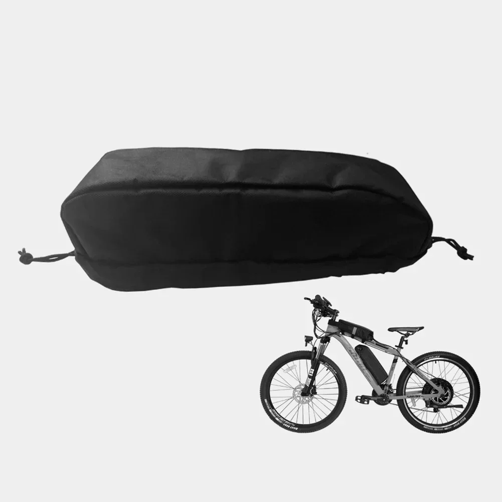 

Electric Bicycle EBike Battery Waterproof Bag Protected Cover For Hailong No. 1 Lithium Battery Pack Rain Cover Beam Mouth Dust