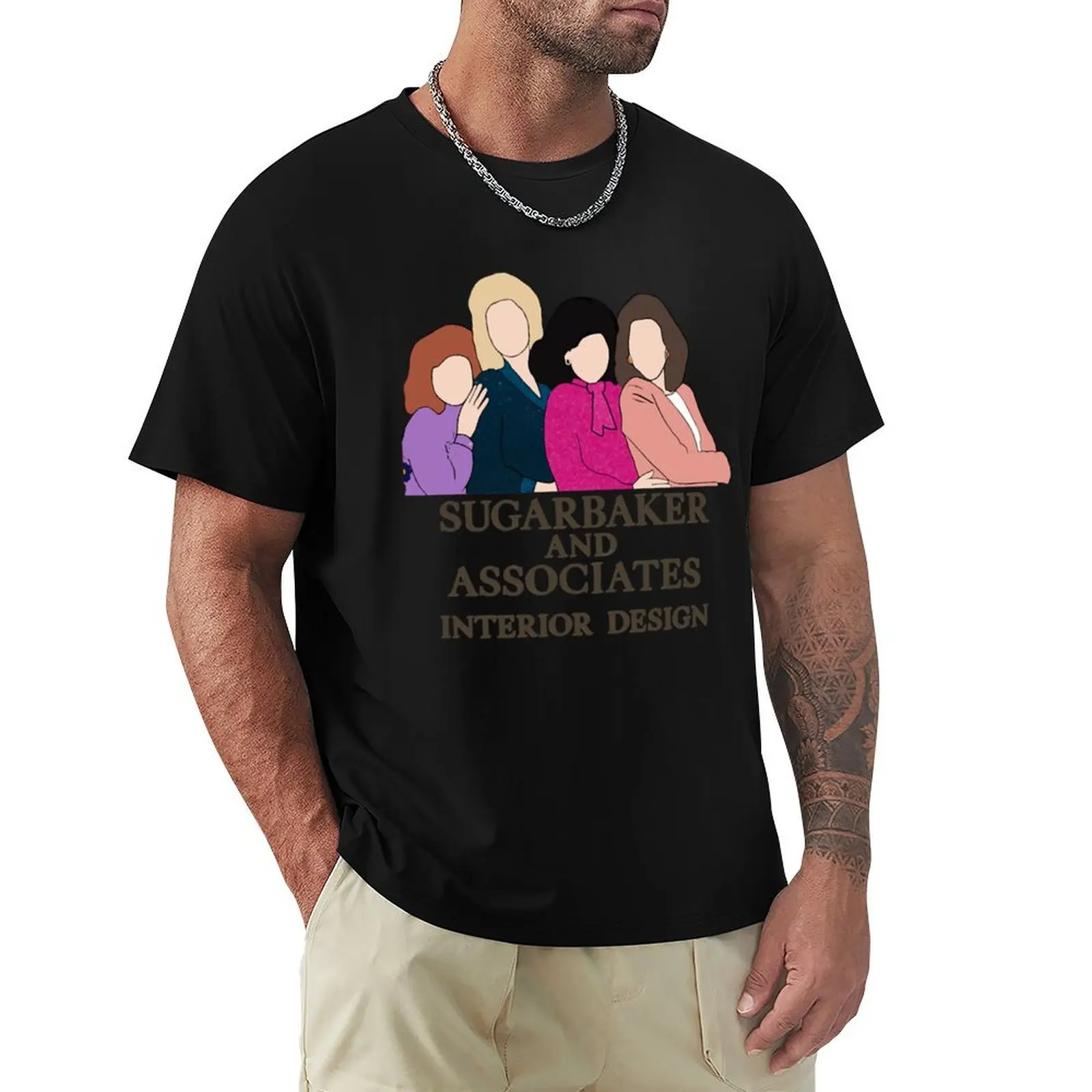 Sugarbaker And Associates My Favorite People T-Shirt Blouse custom t shirt Short sleeve tee essential t shirt men clothing