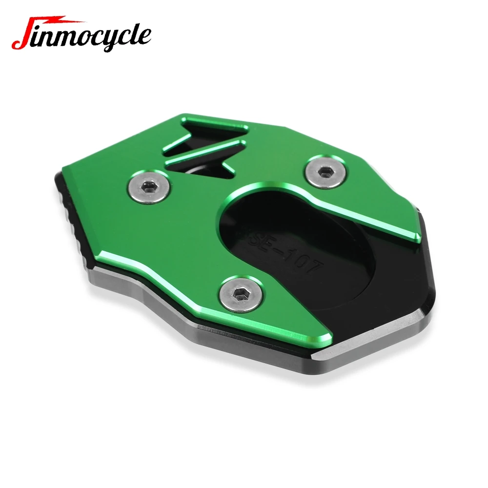 For KAWASAKI NINJA650 Z650 Z900 Z900RS Z900SE Z650RS Motorcycle CNC Accessories Side Stand Motorbike Extension Pad Support Plate