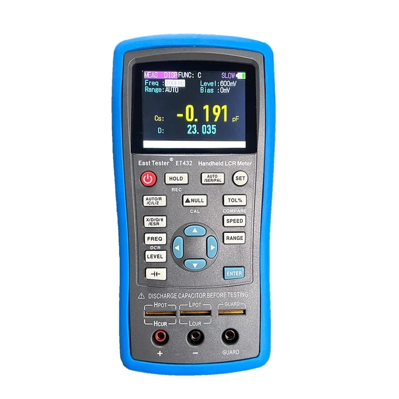 ET43 LCR Digital Bridge Meter USB Handheld High Precision Capacitance Inductance Resistance Test Digital Display