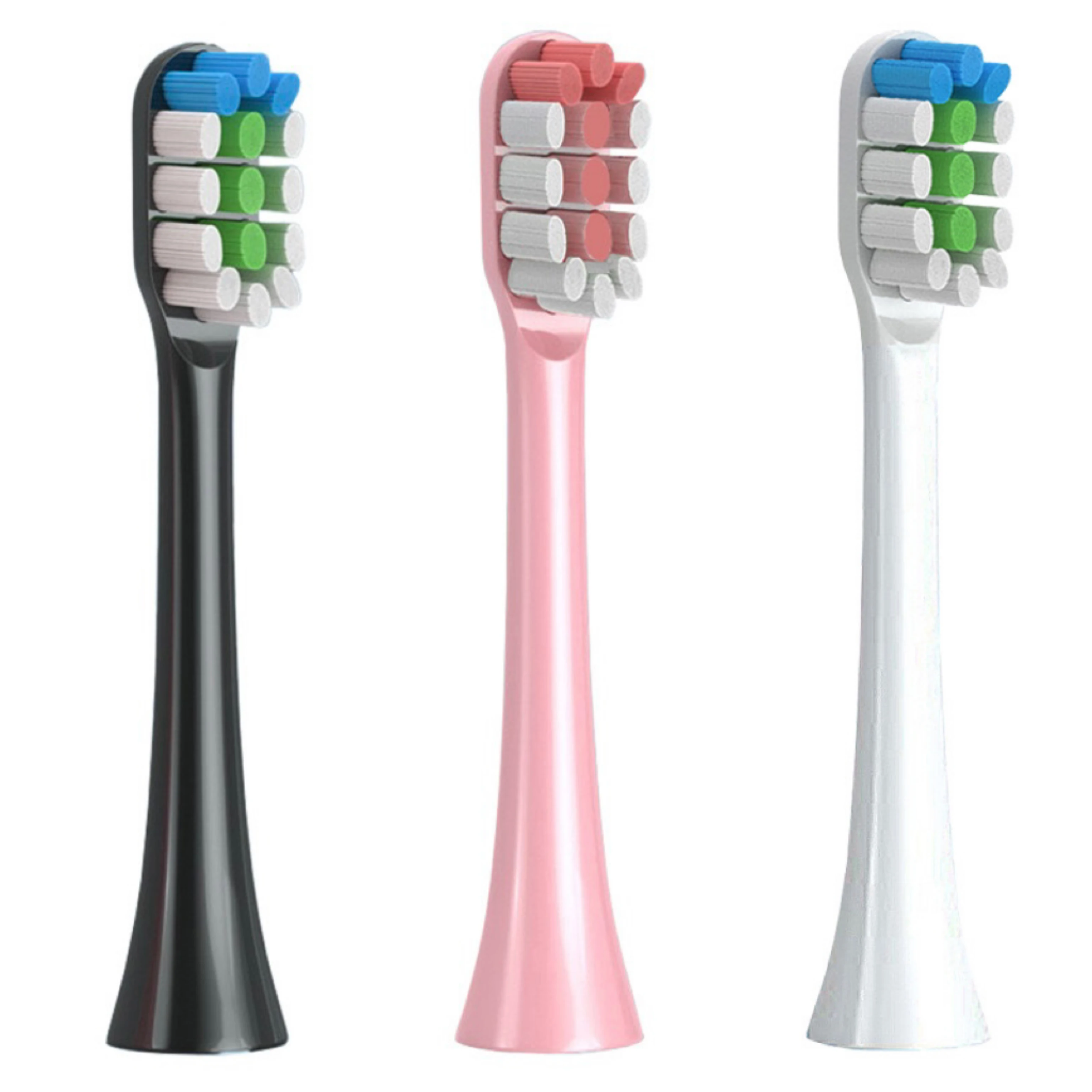 4pcs Replacement Toothbrush Heads Compatible with ROAMAN T3/T5/T10/T10S/T20/E7/V5 Electric Toothbrush